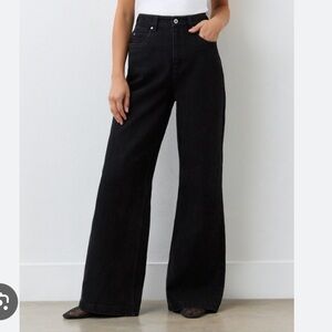 🔥10 for $100🔥 Classic Black Wide-Leg Jeans size 2 NWT